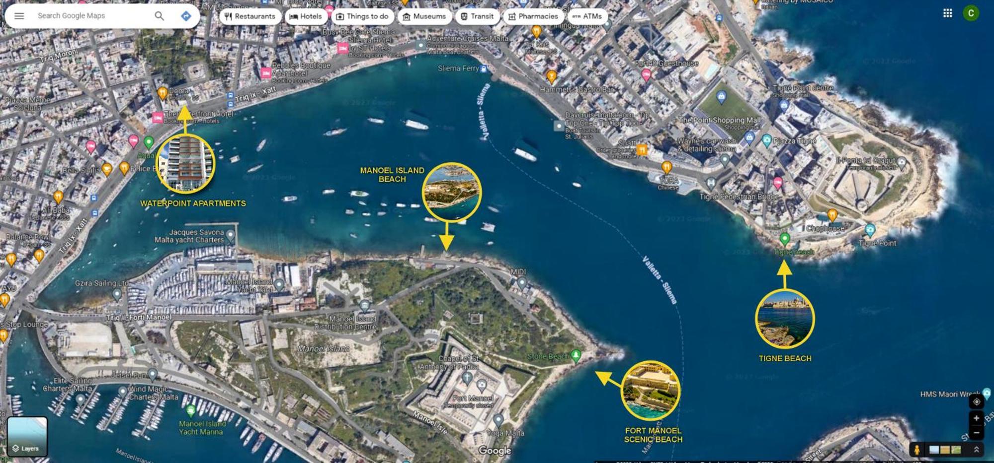 Sea Front Spacious Valletta Views Sliema